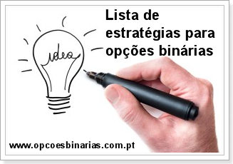 lista de estratégias para opções binárias